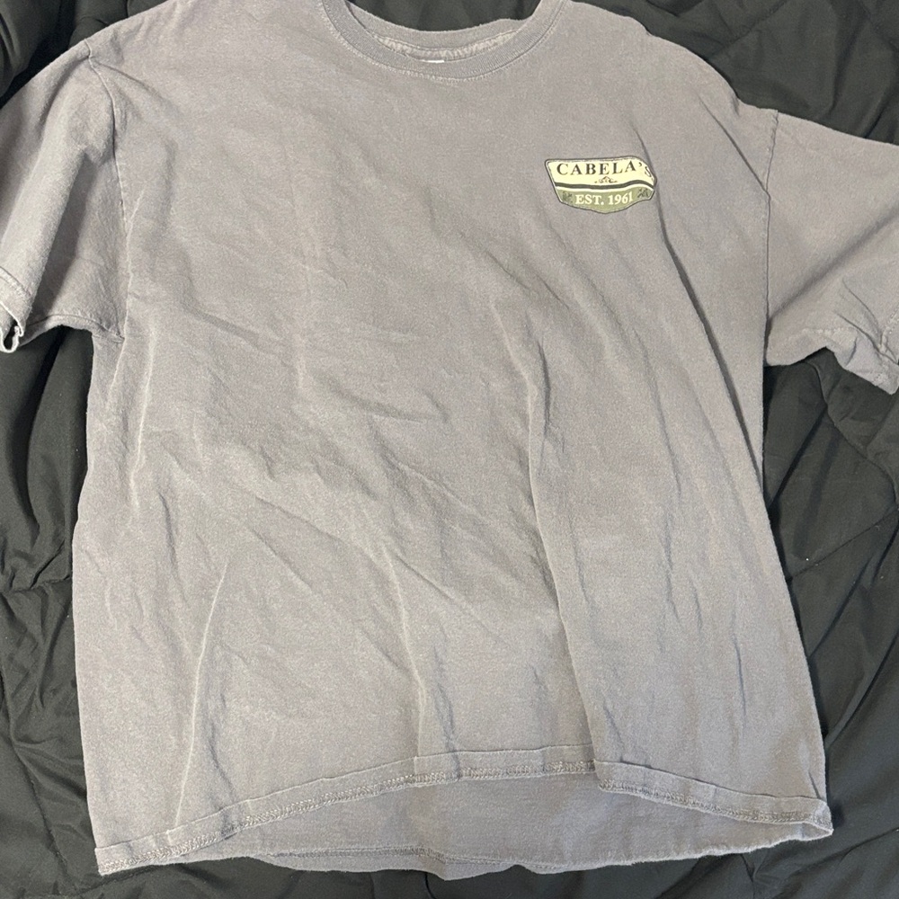 Cabela's Classic Gray Short Sleeve Tee